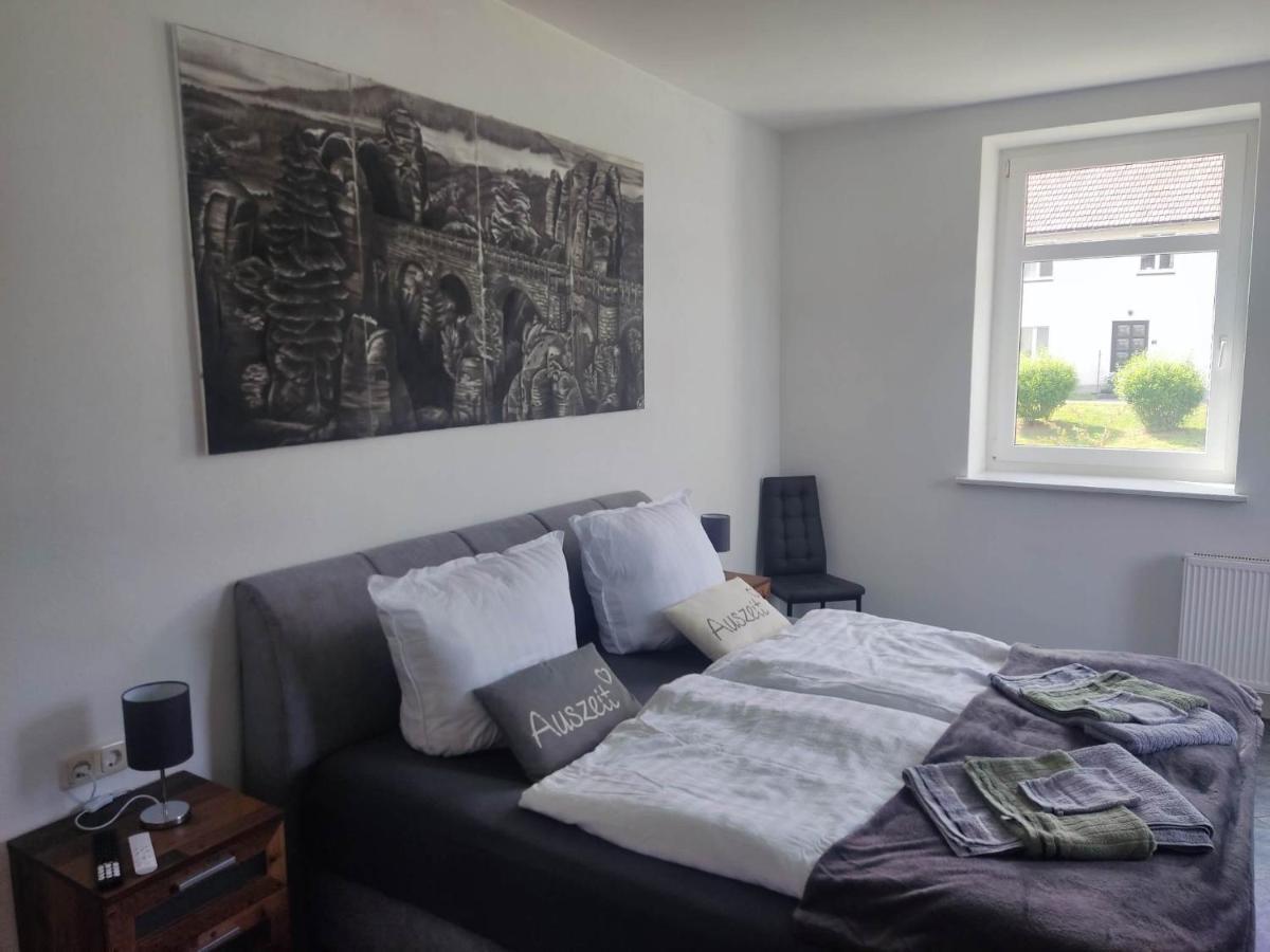 Ferienwohnung Am Hofladen Hellendorf - Saechsische Schweiz Bad Gottleuba Zewnętrze zdjęcie