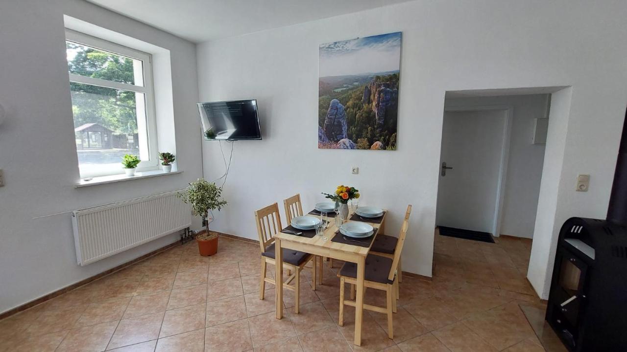 Ferienwohnung Am Hofladen Hellendorf - Saechsische Schweiz Bad Gottleuba Zewnętrze zdjęcie
