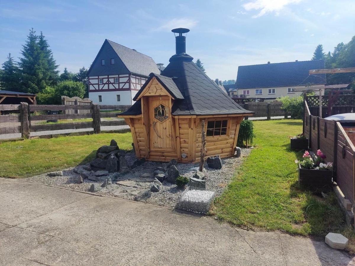 Ferienwohnung Am Hofladen Hellendorf - Saechsische Schweiz Bad Gottleuba Zewnętrze zdjęcie